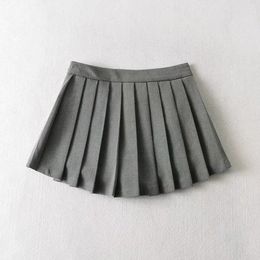 Summer High Waist Skirts Womens Sexy Mini Skirts Vintage Pleated Skirt Korean Tennis Skirts Short White Black 220511 154