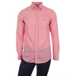 Men's Dress Shirts Gentilbay Men's Printed Cotton Fabric Pink Slimfit Sport Long-Sleeve Formal Dresses DC1002 ShirtMen's