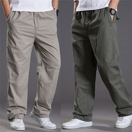 Pantaloni casual da uomo primavera estate Pantaloni larghi con tasca con cerniera moda Super Large Size Xl-6xl 210810