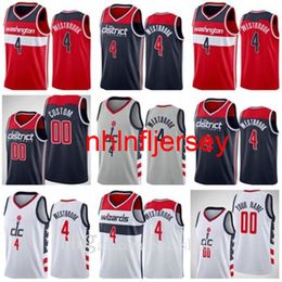 2021 Top Quality City Grey Russell 4 Westbrook Jersey Basketball Red Navy White College Shirts Fast Size S-5XL