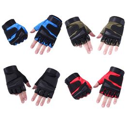 Five Fingers Gloves Men's And Women's Fitness Half-finger Outdoor Riding Tactical Sports Breathable Anti-friction