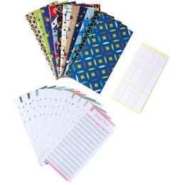 Gift Wrap Binder Budget Colourful Cash Envelopes With Expense Tracker Sheets And Stickers Compatible For Budgeting Saving MoneyGift
