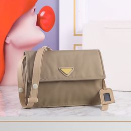 Nylon Postman Bag Canvas Crossbody Handbags Women Bags Flap Wallet Adjustable Leather Shoulder Straps Interior Zip Pocket Fashion Letter Purse Quality Handbag