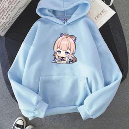 Women's Hoodies & Sweatshirts Genshin Impact Kokomi Hoodie Oversized Sweatshirt Vintage Hoody Men/Women Clothes Harajuku Student Anime Casua