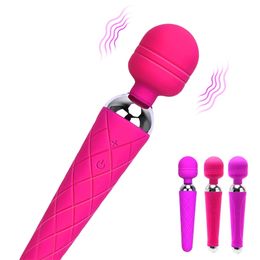 Sex toy Toy Massager powerful Magic Wand Av Vibrator g Spot Clitoris Stimulator Vibrating Dildo Female Masturbator Toys for Woman B520
