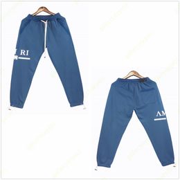 2022 men cargo pants designer pure cotton sweatpant High quality tech fleece Tassel letters jogger Loose casual oversized version jogging Terry pant joggers VDAA