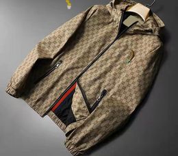 -Nouveau style de veste pour hommes de qualité supérieure G Brand Nom Joint Windbreaker Sweat à capuche pour les vêtements Men Lettre imprimées Coats de luxe Men S Hip Hop