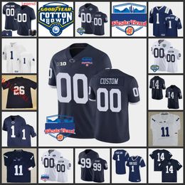 2022 NCAA Custom Penn State Nittany Lions Stitched Football Jersey 23 Lydell Mitchell Mike Munchak Kerry Collins D.J. Dozier Christian Campbell Jonathan Sutherland