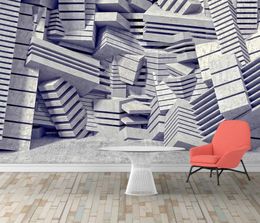 high quality creative 3D wallpaperl stereoscopic wallpapers for walls coffee Living room bedroom HD printing photo papier peint mural TV backdrop 3d wall sticker