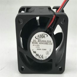 Wholesale fan: Original ADDA 4020 AD0424MS-C50 24V 0.07A 4CM 2-wire inverter cooling fan