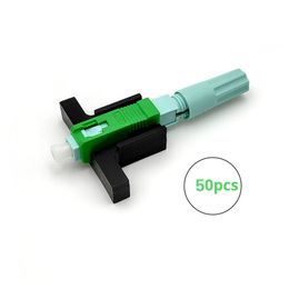 Fibre Optic Equipment Fixed-length Block LX58 Single-Mode SC UPC APC Fast Connector FTTH Tool 58mm Quick High QualityFiber