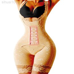 Bodysuits Shaper Women Dress Seamless Underwear Corset Double Control Waist Trainer Body Shaper Dij Smarter Shapewear Jumpsuit L220802