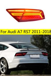 LED Taillights Assembly For Audi A7 LED Tail Light 2011-18 RS7 Rear Fog Brake Turn Signal Reversing Lights Automotive Accessories