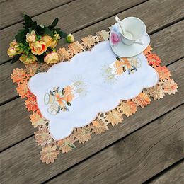 drink pads UK - Mats & Pads Embroidery Lace Placemat Table Place Mat Cloth Tea Coffee Doily Cup Drink Glass Mug Christmas Dining Pad KitchenMats MatsMats