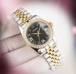 Popular Roman Dial Diamonds RIng Watch 31m Women Mechanical Automatic Movement Self-Winding 904L Stainless Steel Orologio di lusso gift Elegant wristwatch
