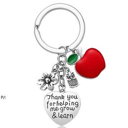 popular stainless steel key chain party Favour Eacher appreciation fashion new Apple Jewellery GCB15095