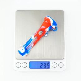 Unique Design Smoking Pipes Mini Silicone Glass Philtre Tips Cigarette Philtre Tube Holder 83 Mm For Dry Herb Rolling Paper Pyrex