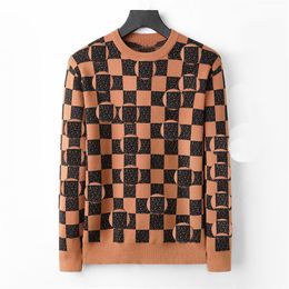 2023 Plush american style men's sweater for Autumn and Winter New designer sweatshirt Thick Warm Bottom Shirt Trendy Fleece Round Neck Pullovers