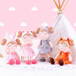 Gloveleya Stuffed Animal Dolls Design Spring Girls Forest Doll Soft Plush Toys Baby Girl's GIfts Kids Ragdoll 220505