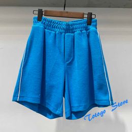 Summer Cotton we11done Shorts Men Women High Quality Casual Couple Pants Simple Pocket Drawstring Stretch Welldone Shorts