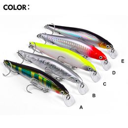 New K1626 Minnow Bass Fishing Lures - Jerkbait Sinking Lure Set Hard Baits Crankbait for Trout Catfish Musky Bluegill Fishing Plug 5Pcs/kit