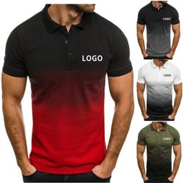 Men's Polos Summer Men Shirts Short Sleeve 3D Print T Shirt Contrast Color Clothing Streetwear Casual Fashion Mens TopsMen's Men'sMen's