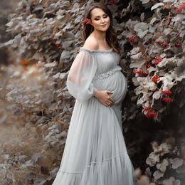 Maternity Dress for Photoshoot Pregnant Women Prom Dresses Boho Long robes