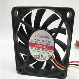 EC6010M12C DC12V 0.10A 1.2W 3 line 60*10MM cooling fan