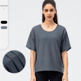 Women's T-Shirt Summer Women Nylon Running T-shirts Female Loose Casual Sports Blouse Quick Dry Breathable Fitness Top Athletic WearWomen's