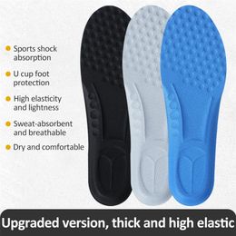 Memory Foam Insoles For Shoes Sole Deodorant Breathable Cushion Running Insoles For Feet Man Women Orthopaedic Insoles 220713