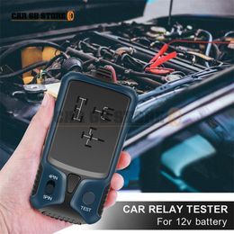 -Herramientas de diagnóstico 12V Relay Tester Electronic Automotive Universal para automóvil Battery Checker Alternator Analyzer Tool