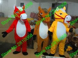 Mascot doll costume Syflyno Rapid Make Adult Size Three styles Horse Mascot Costumes Movie props show cartoon Apparel 465