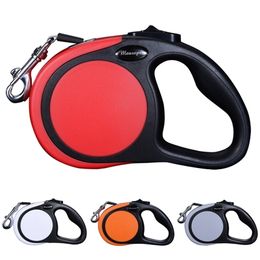 High Quality Big Dog Retractable Leash for Medium Large Automatic Walking Leads LJ201113