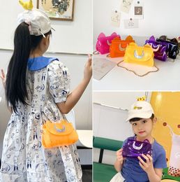Summer baby Jelly chain handbag crossbody bag Transparent children's trade bags