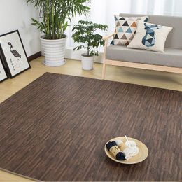 Carpets Imitation Wood Grain Puzzle Mosaic Mat EVA Foam Cartoon Colour Printing Crawling OEM Custom Living Room Bedroom SuppliesCarpets