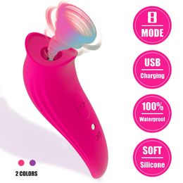 Oral Clit Sucking Vibrator 7 Speeds Licking Vibrating sexy Toys for Women Tongue Nipple Clitoral Stimulator Female Masturbation Beauty Items