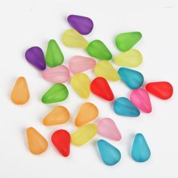 Other 100PCS Melon Seed Shape Pendant Acrylic Beads For Jewelry Making Bracelet Diy Earrings Supplies Handmade Accessories Rita22