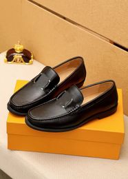 2022 Mens Casual Genuine Leather Loafers High Quality Business Oxfords Men Brand Designer Classic Party Wedding Dress Shoes Size 38-45