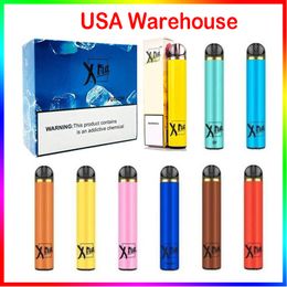 -USA Entrepôt Disposable Vape Pen E Cigarette Device Xtra avec Pod Pod Pod Vapes Vs Ultra Esco Bar Bang XXL