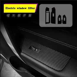 For Chevrolet CAPTIVA 2012-2017 Interior Central Control Panel Door Handle 3D 5D Carbon Fibre Stickers Decals Car styling Accessor259b