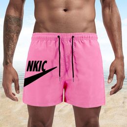 2022 Men's Summer Breathable Basketball Shorts Men Quick Dry Sweatpants Brand letter printing Mesh Sport Pink Shorts Casual S-4XL