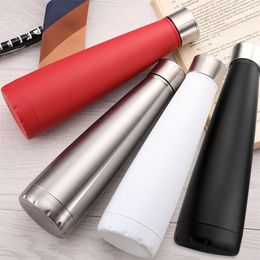 Custom 304 Stainless Steel Custom Thermos Flask Shaker Vacuum Flask Drinking Cup Coffee Outdoor Sports Bottle 220621