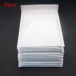 Wholesale 50pcs Lot Manufacturer White Bubble Bag Mail lope Paper 13x17cm 4cm Y200709