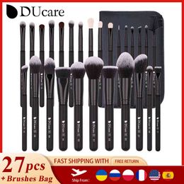 NXY Makeup Brushes Ducare Set 8 27pcs Foundation Powder Eyeshadow Synthetic Goat Hair Cosmetic Make Up Brush Pinceaux De Maquillage 0406