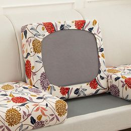 Chair Covers Flower Stretch Sofa Cushion Cover For Living Room Spandex Soft Fabric Sectional Furniture Protector Home Decor Couch CoversChai