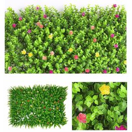 Decorative Flowers & Wreaths Artificial Leaf Garden Fence Screening Roll Uv Fade Protected Privacy Lawn Wall Landscaping Ivy Panel G2Decorat