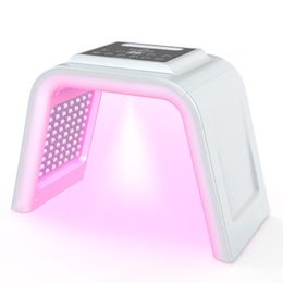 Home Use LED Light Therapy Mask Skin Whitening Facial Rejuvenation Anti Ageing 7 Colours PDT Acne Treatment with Nano Water Oxygen Spraying Moisturising Beauty Device