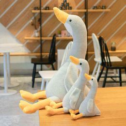 Big Plush White Duck Toy 32100Cm Giant Size Duck Sky Long Neck Goose Soft Animal Doll Toy kids Birthday Gift Sofa Car Cute J220729