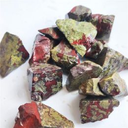 Decorative Objects & Figurines Natural Dragons Blood Stone Diy Beads For Jewellery Making Rock Mineral Chakra Healing Home Decoration Accessor