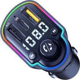 A8 car MP3 Bluetooth player car Bluetooth receiver mobile phone navigation call car charger fast charging